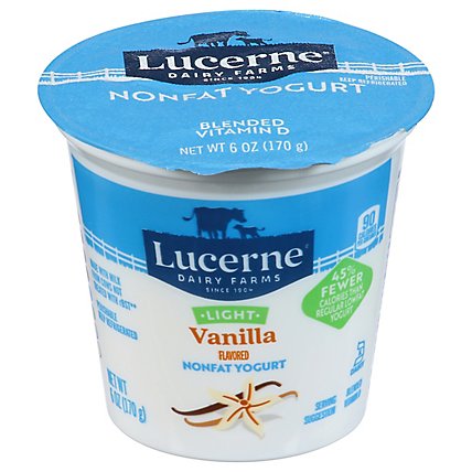 Lucerne Yogurt Nonfat Light Vanilla Flavored - 6 Oz - Image 3