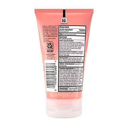 Neutrogena Acne Wash Oil-Free Pink Grapefruit Foaming Scrub - 4.2 Fl. Oz. - Image 4