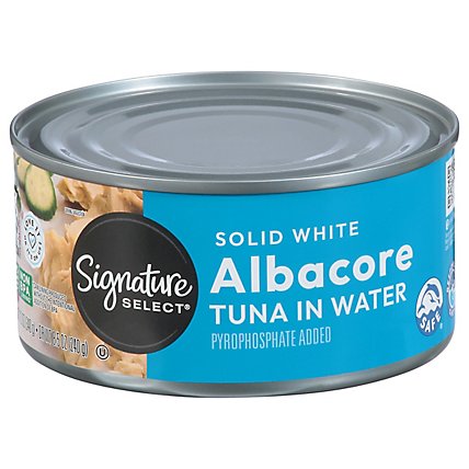 Signature SELECT Tuna Albacore Solid White in Water - 12 Oz - Image 1