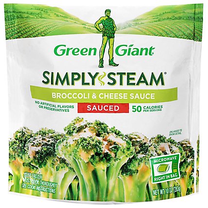 Green Giant Steamers Broccoli & Cheese Sauce Sauced - 12 Oz - Image 2