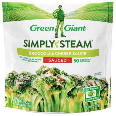 Green Giant Steamers Broccoli & Cheese Sauce Sauced - 12 Oz - Image 1