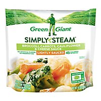 Green Giant Steamers Broccoli Cauliflower Carrots & Cheese Sauce Lightly Sauced - 12 Oz - Image 2