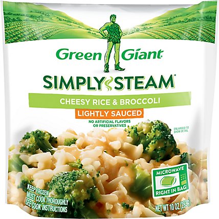 Green Giant Steamers Cheesy Rice & Broccoli Sauced - 12 Oz - Image 2