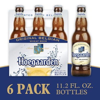 Hoegaarden Wheat Beer Bottles - 6-11.2 Fl. Oz.