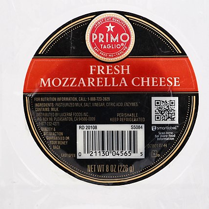Primo Taglio Cheese Fresh Mozarella - 8 Oz - Image 2