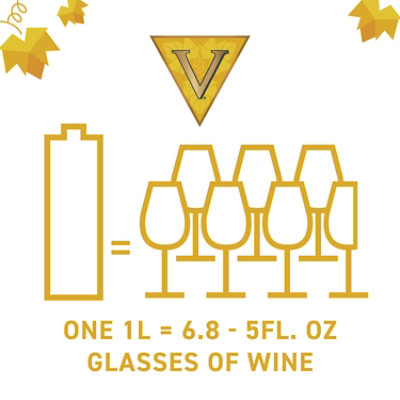 Vendange Wine White Chardonnay Go Pack - 1 Liter - Image 5