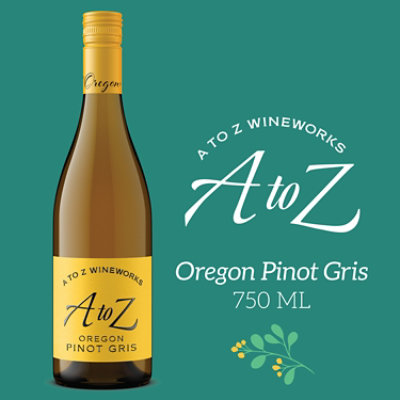 A To Z Oregon Pinot Gris Wine - 750 Ml - Image 1