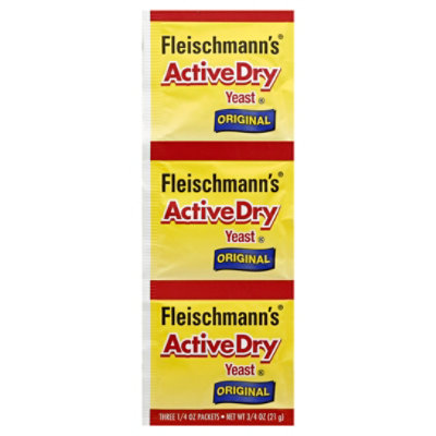 Fleischmanns ActiveDry Yeast Original - 3-0.25 Oz