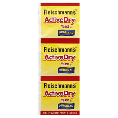 Fleischmanns ActiveDry Yeast Original - 3-0.25 Oz - Image 1