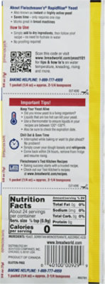 Fleischmanns RapidRise Yeast Instant Fast Acting - 3-0.25 Oz - Image 5