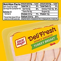 Oscar Mayer Deli Fresh Honey Smoked Turkey Breast Sliced Lunch Meat Tray - 9 Oz - Image 7