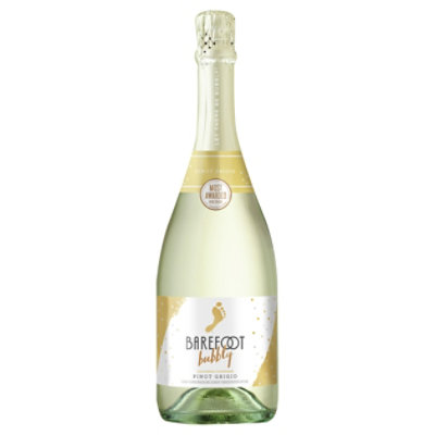 Barefoot Bubbly Pinot Grigio Champagne Sparkling Wine - 750 Ml