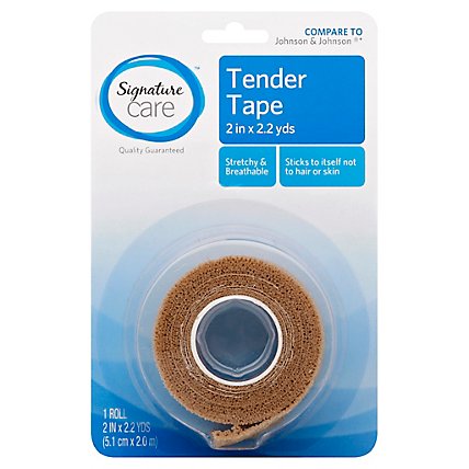 Signature Care Tender Tape Non Irritating 2in x 2.2yds - Each - Image 1