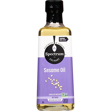 Spectrum Sesame Oil Refined - 16 Fl. Oz. - Image 2