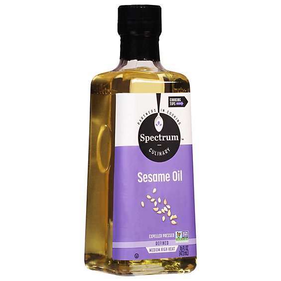 Spectrum Sesame Oil Refined - 16 Fl. Oz.