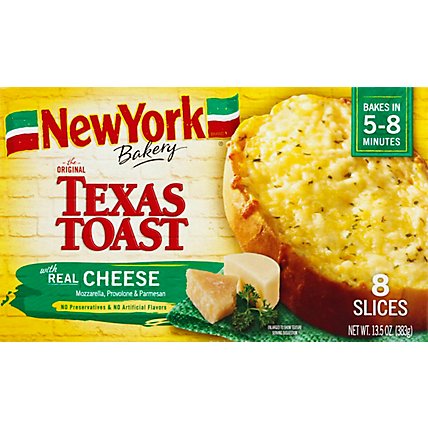 New York Bakery Texas Toast Real Cheese 8 Count - 13.5 Oz - Image 2
