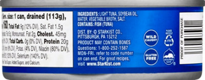 StarKist Tuna Chunk Light in Vegetable Oil - 5 Oz - Image 6