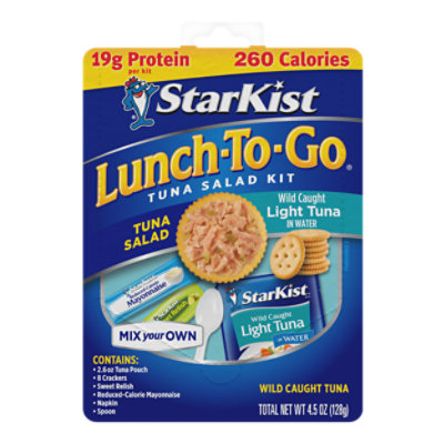 StarKist Lunch To-Go Mix Your Own Tuna Chunk Light in Water - 4.1 Oz - Image 2