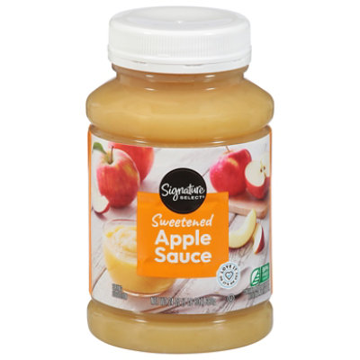 Signature SELECT Apple Sauce Sweetened - 24 Oz - Image 1
