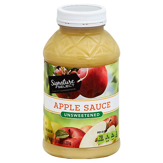 Signature SELECT Apple Sauce Unsweetened - 47 Oz