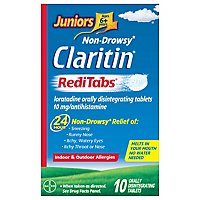 Claritin Reditabs Non Drowsy Allergy Relief Tablets Age 6 & Older - 10 Count - Image 1