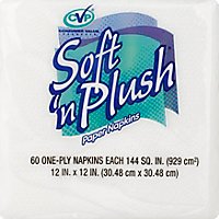 CVP Soft N Plush Paper Napkins 1-Ply - 60 Count - Image 2