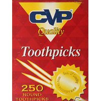 CVP Toothpicks Round Box - 250 Count