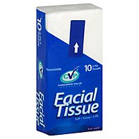 CVP Facial Tissue 3-Ply - 10 Count - Image 1