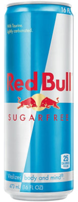 Red Bull Energy Drink Sugar Free - 16 Fl. Oz.