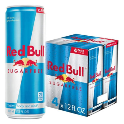 Red Bull Sugar Free Energy Drink - 4-12 Fl. Oz. - Image 1