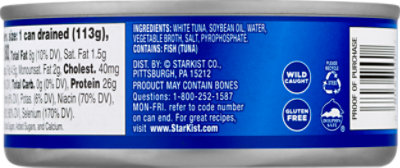 StarKist Tuna Albacore Solid White in Vegetable Oil - 4.5 Oz - Image 6