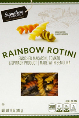 Signature SELECT Pasta Rainbow Rotini Box - 12 Oz - Image 2