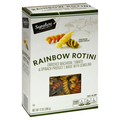 Signature SELECT Pasta Rainbow Rotini Box - 12 Oz - Image 1