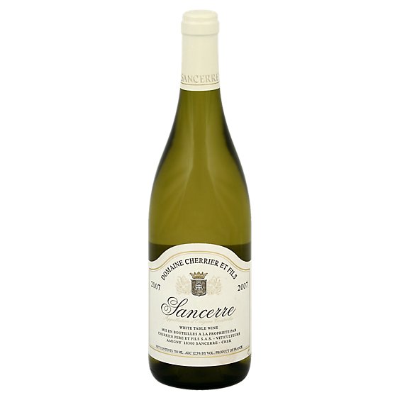 Sancerre Domaine Cherrier White Table Wine - 750 Ml