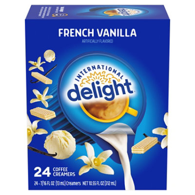 International Delight Coffee Creamer French Vanilla Singles - 24 Count