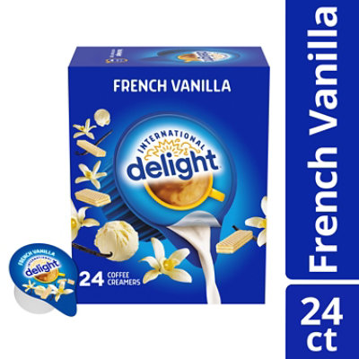 International Delight Coffee Creamer French Vanilla Singles - 24 Count