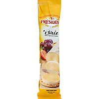 President Cheese Brie Soft-Ripened Always Creamy Slice & Enjoy - 6 Oz