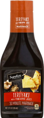 Signature SELECT Marinade Teriyaki with Pineapple Juice - 12 Fl. Oz. - Image 2