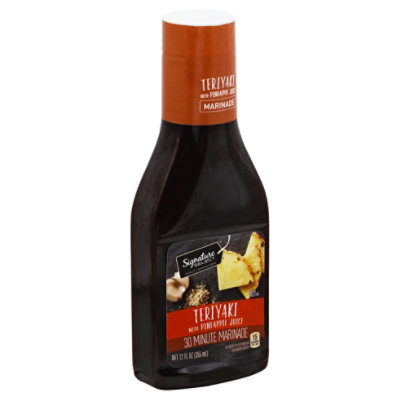 Signature SELECT Marinade Teriyaki with Pineapple Juice - 12 Fl. Oz.