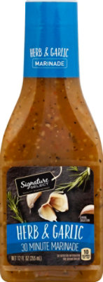 Signature SELECT Marinade Herb & Garlic - 12 Fl. Oz. - Image 2