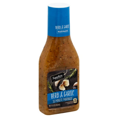 Signature SELECT Marinade Herb & Garlic - 12 Fl. Oz. - Image 1