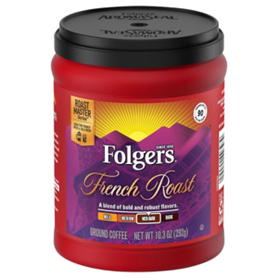 Folgers Coffee Ground MediumDark Roast French Roast 10.3 Oz Safeway