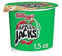 Apple Jacks Breakfast Cereal Cup 8 Vitamins and Minerals Original - 1.5 Oz