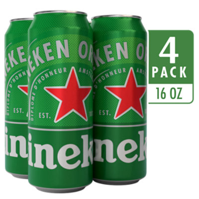 Heineken Original Lager Beer Cans - 4-16 Fl. Oz. - Image 4