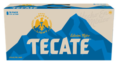 Tecate Light Mexican Lager Beer Cans - 18-12 Fl. Oz. - Image 3