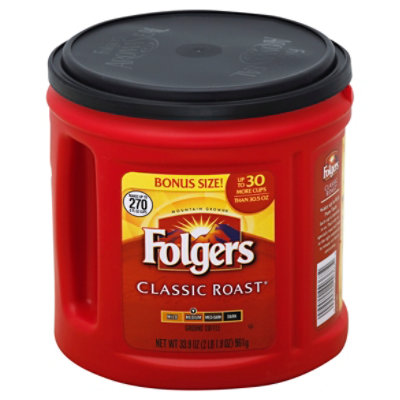 Folgers Coffee Ground Medium R - Online Groceries | Safeway