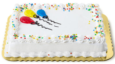 Strawberry Cake w/ Strawberry Bettercream 1/8 Sheet - Each