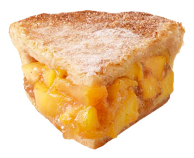 Bakery Pie Slice Peach - Each (440 Cal)
