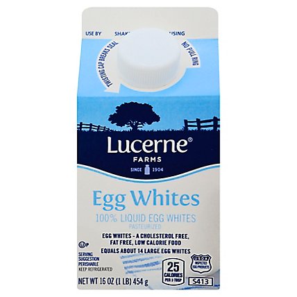 Lucerne Egg Whites 100% Liquid - 16 Oz - Image 2