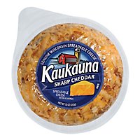 Kaukauna Sharp Cheddar Spreadable Cheese Ball - 10 Oz. - Image 2